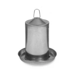 Abreuvoir Poule En Acier Galvanisé Double Paroi 4L - Gaun