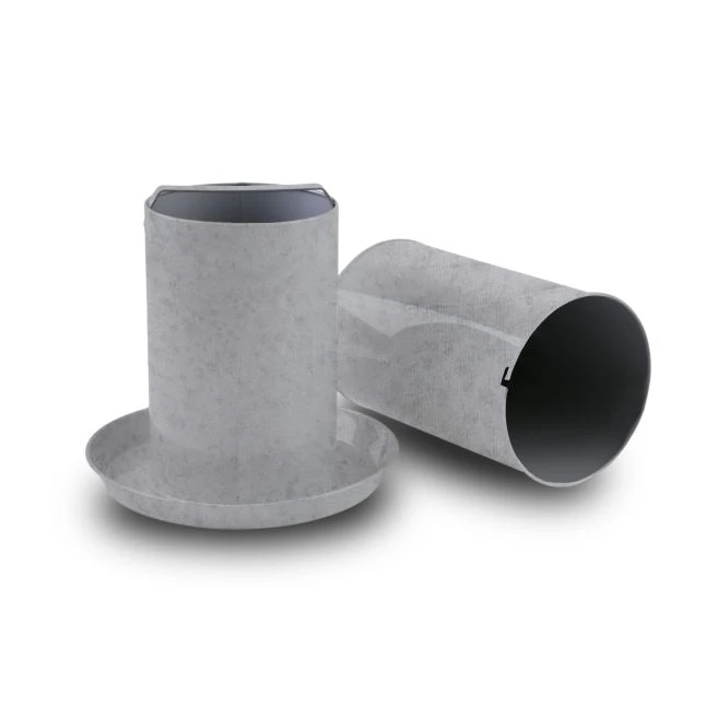 Abreuvoir Poule En Acier Galvanisé Double Paroi 8L - Gaun 2 Abreuvoir Poule En Acier Galvanisé Double Paroi 8L - Gaun – Image 2