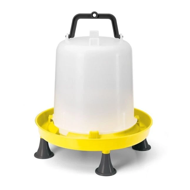 Kit Plastique 6/8 Poules Abreuvoir 10L Et Mangeoire 8,5Kg 2 Kit Plastique 6/8 Poules Abreuvoir 10L Et Mangeoire 8,5Kg – Image 2