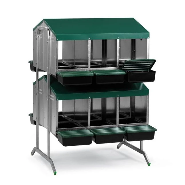 Batterie De Pondoirs Poule 12 Compartiments - Gaun 1 Batterie De Pondoirs Poule 12 Compartiments - Gaun