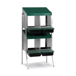 Batterie De Pondoirs Poule 4 Compartiments - Gaun