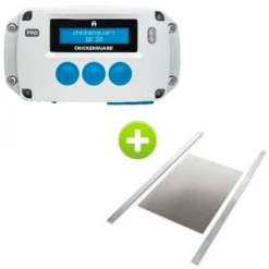 Portier électronique Poulailler ChickenGuard Pro Et Trappe En Aluminium Taille Large