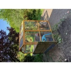 Grand Parc Grillagé Pour Poulailler Vorwerk -Chemin Des Poulaillers Boutique extension poulailler gournay ame