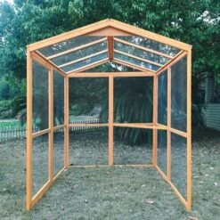 Grand Parc Grillagé Pour Poulailler Vorwerk -Chemin Des Poulaillers Boutique extension poulailler vorwerk et gournay vue interieur