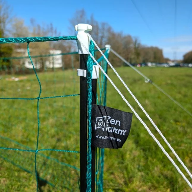 Filet Poule Grande Hauteur Double Pointe 25m X 1,26m - Zen Farm 19 Filet Poule Grande Hauteur Double Pointe 25m X 1,26m - Zen Farm – Image 19