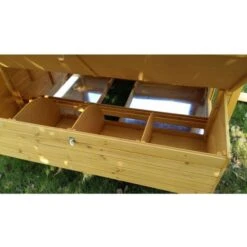 Poulailler Cémani XXL Toit Shingle Noir 15 à 18 Poules 16 Poulailler Cémani XXL Toit Shingle Noir 15 à 18 Poules -Chemin Des Poulaillers Boutique grand poulailler bassette xxl 15 18 poules vue pondoir 1