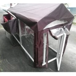 Housse De Protection Pluie Poulailler Deluxe -Chemin Des Poulaillers Boutique housse protectrice poulailler deluxe ouvertures zippees