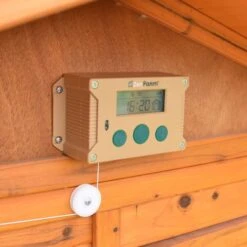 Poulailler Vorwerk Toit Shingle 10 à 12 Poules 25 Poulailler Vorwerk Toit Shingle 10 à 12 Poules -Chemin Des Poulaillers Boutique installation portier automatique poulailler zen farm vert 4