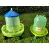 Kit Plastique Recyclé 7/8 Poules Abreuvoir 10L Et Mangeoire 12Kg à Pieds