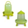 Gaun Kit Eco Vert 5/6 Poules Abreuvoir 8L Et Mangeoire 8Kg à Pieds