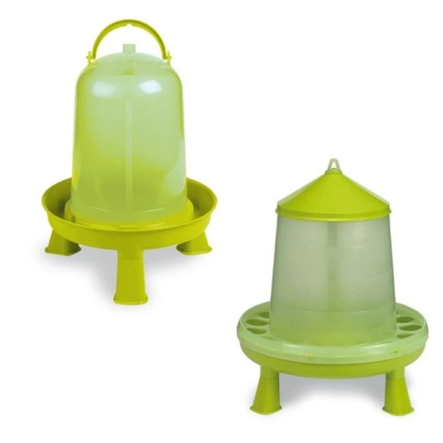 Gaun Kit Eco Vert 5/6 Poules Abreuvoir 8L Et Mangeoire 8Kg à Pieds 1 Gaun Kit Eco Vert 5/6 Poules Abreuvoir 8L Et Mangeoire 8Kg à Pieds
