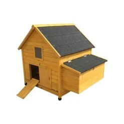 Poulailler Cémani L Toit Shingle Noir 4 à 6 Poules -Chemin Des Poulaillers Boutique photo c mani noir 4