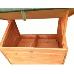 Pondoir Pour Poulailler Gaulois II -Chemin Des Poulaillers Boutique pondoir poulailler gaulois ii toit shingle vert interieur