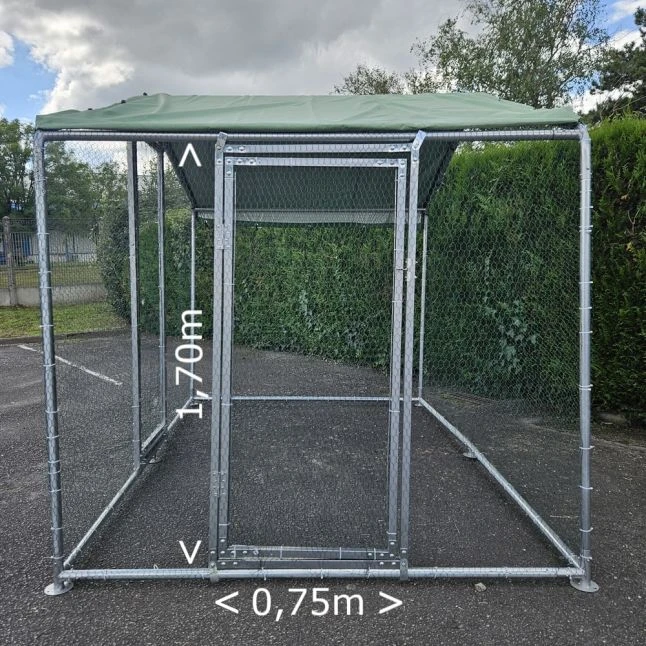 Porte Universelle 1,70x0,75m Pour Enclos Poulailler Parc Grillagé Renforcé 2 Porte Universelle 1,70x0,75m Pour Enclos Poulailler Parc Grillagé Renforcé – Image 2