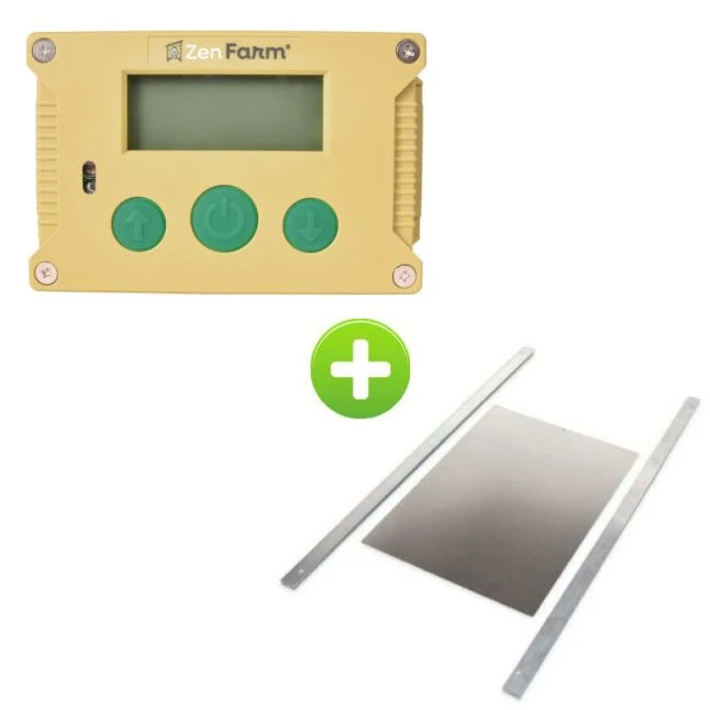 Portier Zen Farm Autonome Poulailler Et Trappe En Aluminium Taille Small 1 Portier Zen Farm Autonome Poulailler Et Trappe En Aluminium Taille Small