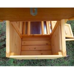 Poulailler Bantam L 1 à 2 Poules Toit Shingle 7 Poulailler Bantam L 1 à 2 Poules Toit Shingle -Chemin Des Poulaillers Boutique poulailler 1 a 2 poules bois bantam l pondoir ouvert