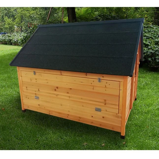 Poulailler Cémani XXL Toit Shingle Noir 15 à 18 Poules 3 Poulailler Cémani XXL Toit Shingle Noir 15 à 18 Poules – Image 3