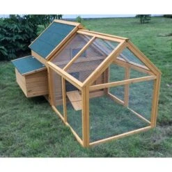 Parc Grillagé Pour Poulailler Cémani L -Chemin Des Poulaillers Boutique poulailler cemani avec parc grillage profil 1