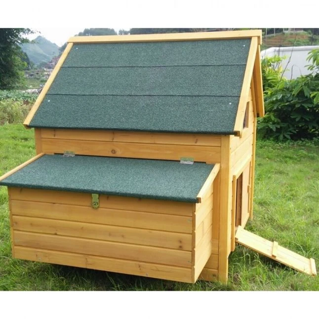 Poulailler Cémani L Toit Shingle Vert 4 à 6 Poules 2 Poulailler Cémani L Toit Shingle Vert 4 à 6 Poules – Image 2