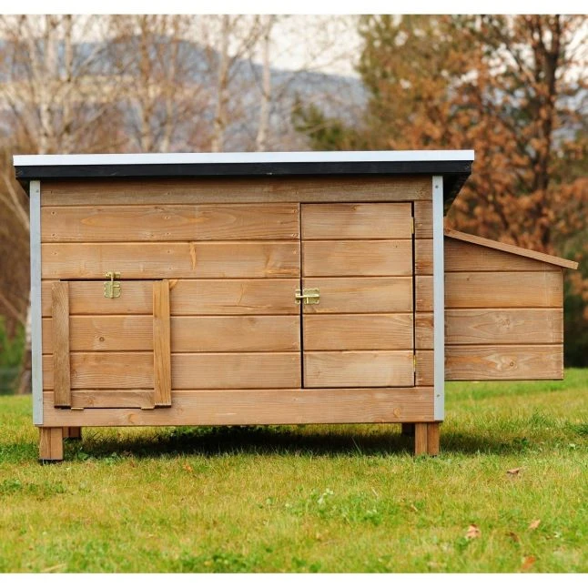 Poulailler Houdan XL Toit Shingle Noir 6 Poules Epicéa FSC 2 Poulailler Houdan XL Toit Shingle Noir 6 Poules Epicéa FSC – Image 2