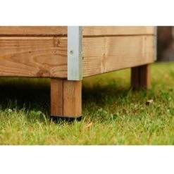 Poulailler Houdan XL Toit Shingle Noir 6 Poules Epicéa FSC 15 Poulailler Houdan XL Toit Shingle Noir 6 Poules Epicéa FSC -Chemin Des Poulaillers Boutique poulailler houdan bois fsc pieds 1