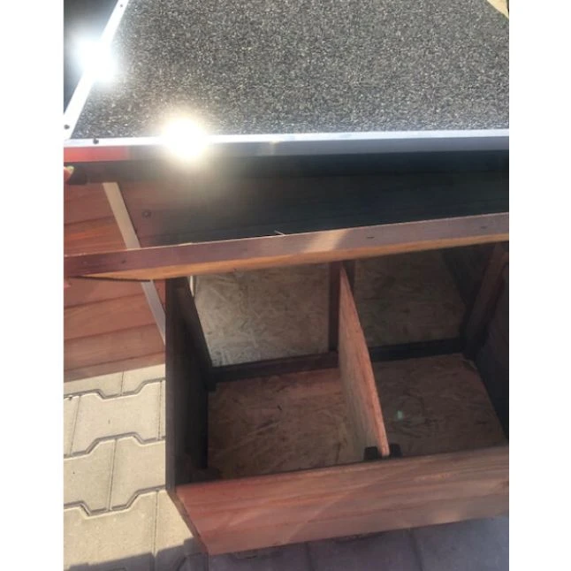 Poulailler Houdan XL Toit Shingle Noir 6 Poules Epicéa FSC 10 Poulailler Houdan XL Toit Shingle Noir 6 Poules Epicéa FSC – Image 10