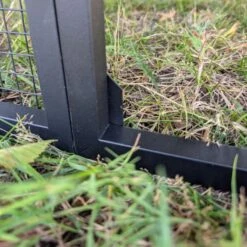 Poulailler Padoue Châssis Acier Toit Shingle 6 à 8 Poules Avec Parc Grillagé 19 Poulailler Padoue Châssis Acier Toit Shingle 6 à 8 Poules Avec Parc Grillagé -Chemin Des Poulaillers Boutique poulailler padoue extension vue butter