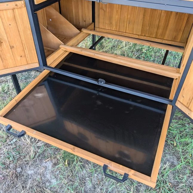 Poulailler Padoue Châssis Acier Toit Shingle 6 à 8 Poules Avec Parc Grillagé 5 Poulailler Padoue Châssis Acier Toit Shingle 6 à 8 Poules Avec Parc Grillagé – Image 5