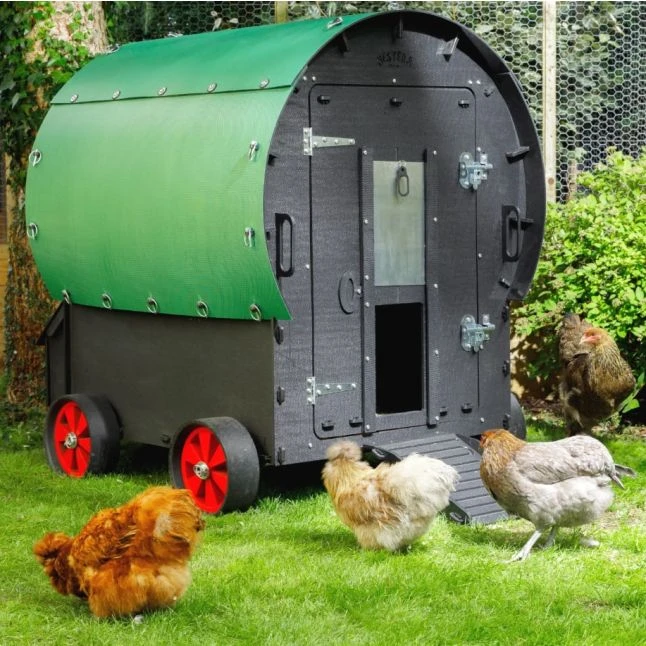 Poulailler Nestera Sur Roues Le Wagon Plastique Recyclé 8 à 15 Poules 1 Poulailler Nestera Sur Roues Le Wagon Plastique Recyclé 8 à 15 Poules