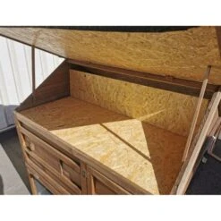 Poulailler Plymouth Toit Shingle Ouvrant 4 à 6 Poules Bois FSC -Chemin Des Poulaillers Boutique poulailler plymouth bois fsc toit ouvert coffre 1