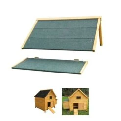 Toit Poulailler Cémani L 6 Poules Vert - Chemin Des Poulaillers