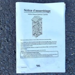 Volière Pour Oiseaux En Bois Double Toit Shingle 31 Volière Pour Oiseaux En Bois Double Toit Shingle -Chemin Des Poulaillers Boutique voliere oiseaux double notice min